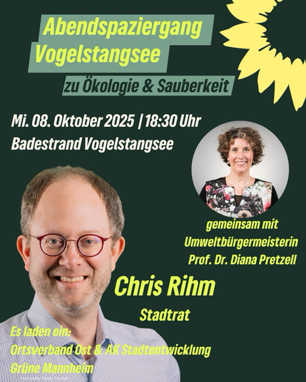 Sharepic für die Veranstaltung von Chris Rihm am 8.10. in Mannheim
