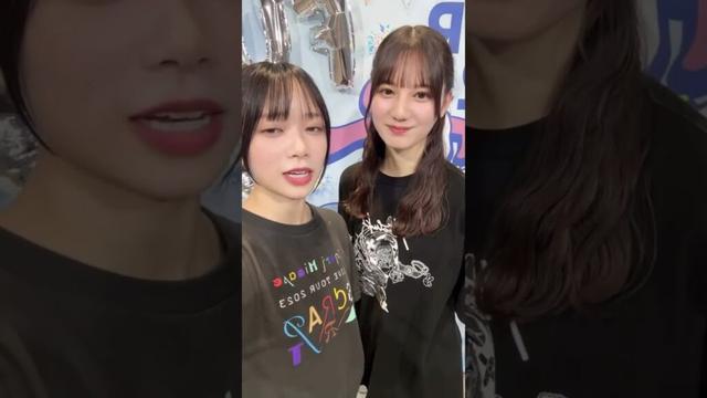 小坂菜緒と山口陽世　2025/10/02 #日向坂46 #ヘアアレンジ