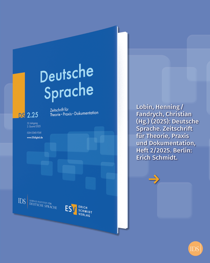 Cover des kürzlich erschienenen Hefts mit nebenstehender Literaturangabe.