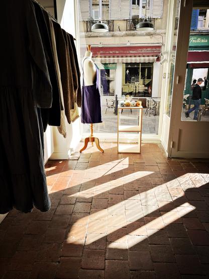 La quiétude de la boutique verte