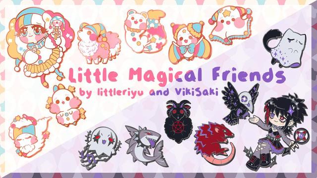Pins offered in littleriyu and vikisaki’s kickstarter