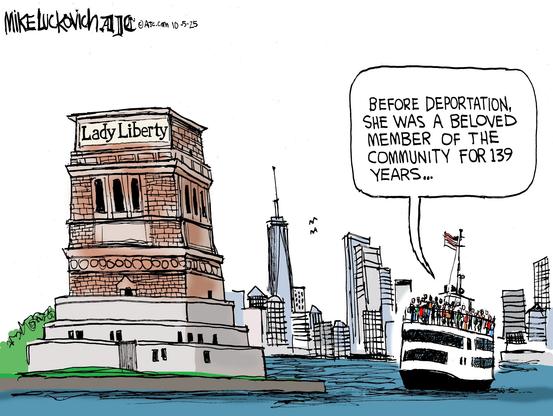 Mike Luckovich: Gone tomorrow