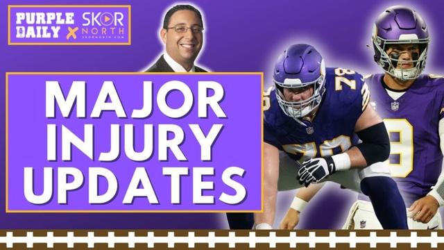 MAJOR Minnesota Vikings injury updates; Who plays center?; When will JJ McCarthy be back?