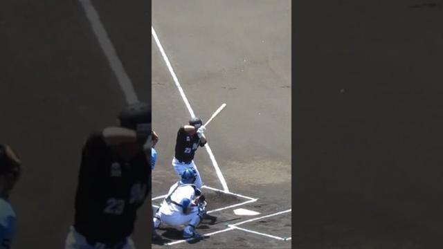 【マリーンズ】石川慎吾の打撃フォーム 2024年6月5日 日本ハムファイターズ対 千葉ロッテマリーンズ