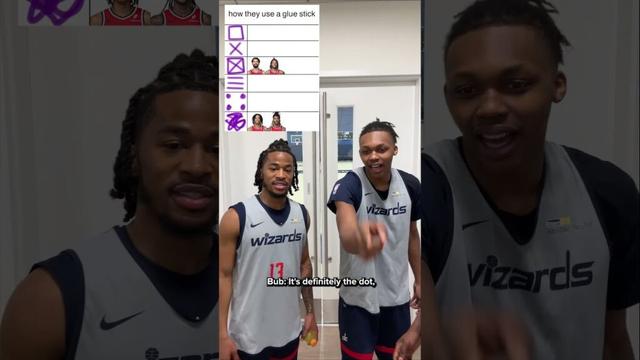 How do y'all use a glue stick? 🤣 #nba #trainingcamp #backtoschool #shorts