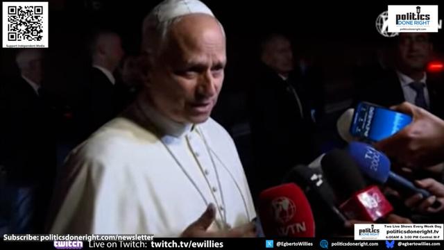 The Pope exposed the Conservative Right Wing MAGA hypocrisy in a few words.