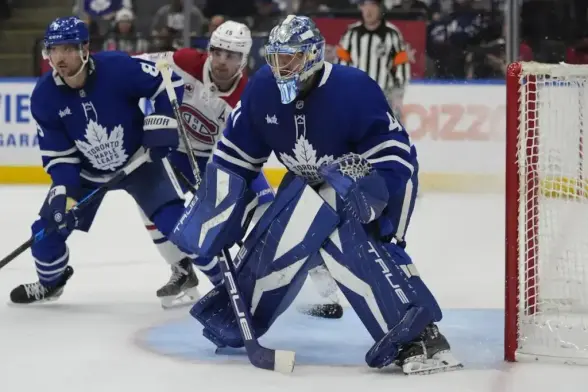 Red Wings Forward Runs Anthony Stolarz and Morgan Rielly Makes Him Pay For It