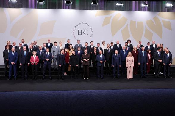 Foto de familia de la Comunidad Política Europea, reunida en Copenhague (Dinamarca), el 2 de octubre de 2025. (Getty Images)