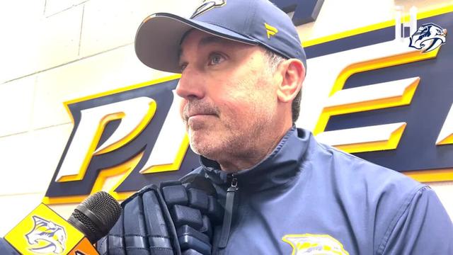 Ryan O'Reilly impressed by Brady Martin's skill, delighted by his attitude during Predators training camp