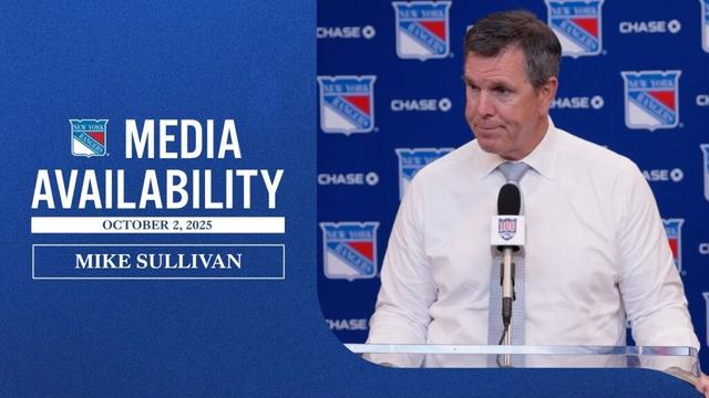 NYR vs NJD: Mike Sullivan Postgame Media Availability | Oct. 2, 2025