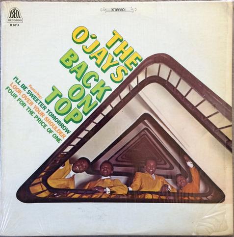 Back on Top is the third album by the group the O'Jays released in 1968, featuring their biggest hit for the Bell label, "I'll Be Sweeter Tomorrow (Than I Was Today)".[1] Their hit "Look Over Your Shoulder" was also included on this album. George Kerr produced the album with Pat Jaques engineering. Richard Tee was the conductor and arranger.