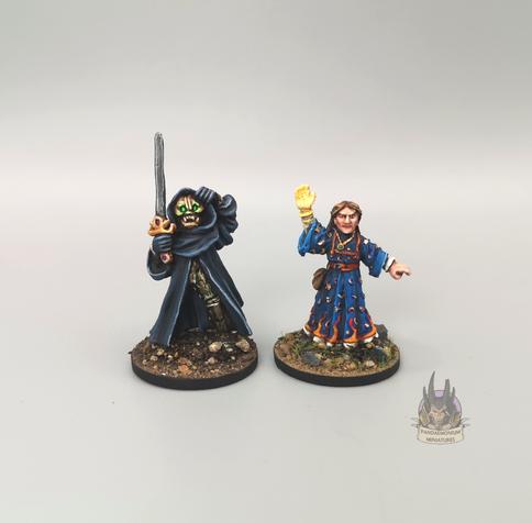 Hellghast and young wizard - front view