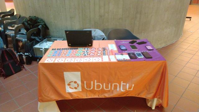 Stánek Ubuntu na linuxdays v roce 2024