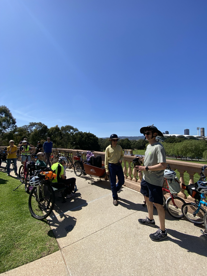raffle prize draw overlooking Adelaide oval and the hills