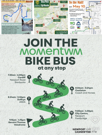 poster inspiration from other places in the world for bike buses