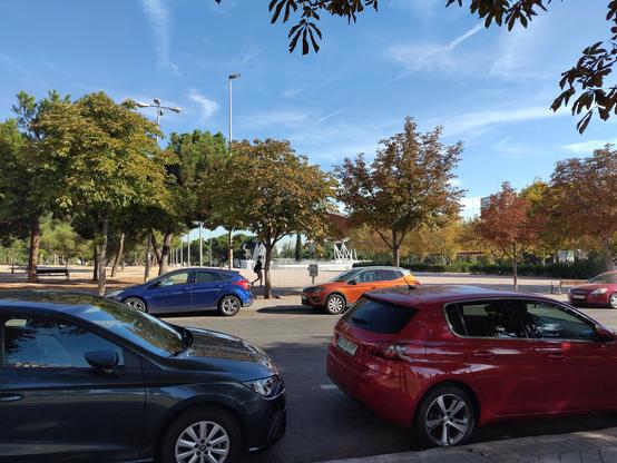 Parque de aluche donde montan conciertos