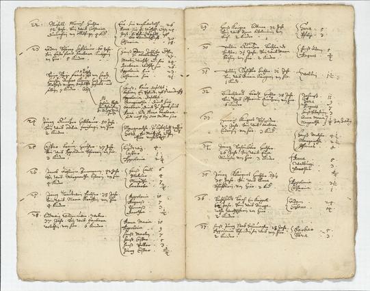 Auszüge aus den Verzeichnissen der Untertanen im Fränkischen Amt Balbach aus dem Jahr 1667