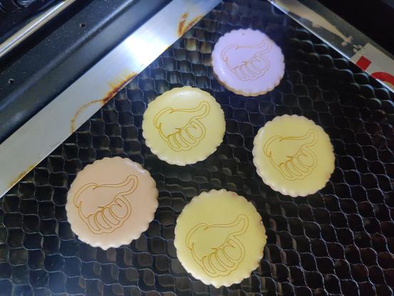 Lasering cookies