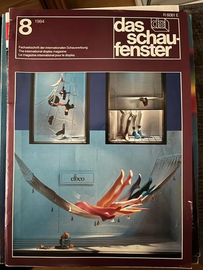 A cover for a German mannequin catalogue or magazine from 1984.