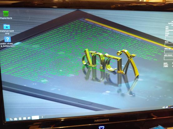 Bild der GUI mit VGA
