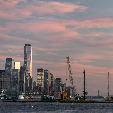 A site where work has begun on a new Hudson River tunnel connecting New York City and New Jersey. President Trump is using the shutdown to withhold funds from the project.