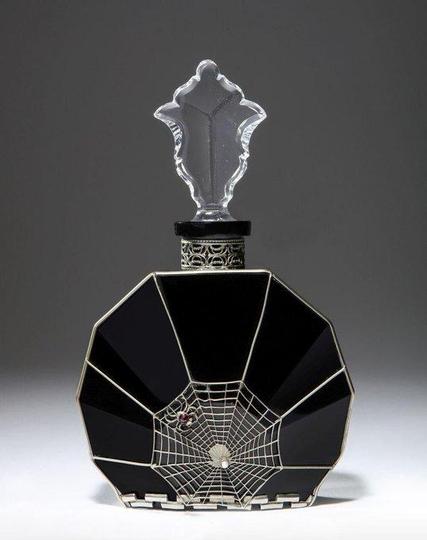 Czech Art Deco perfume bottle. Date: c. 1930