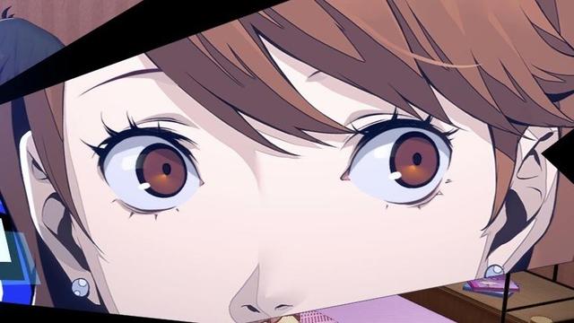 Closeup of Yukari’s eyes from  Persona 3 Reload.