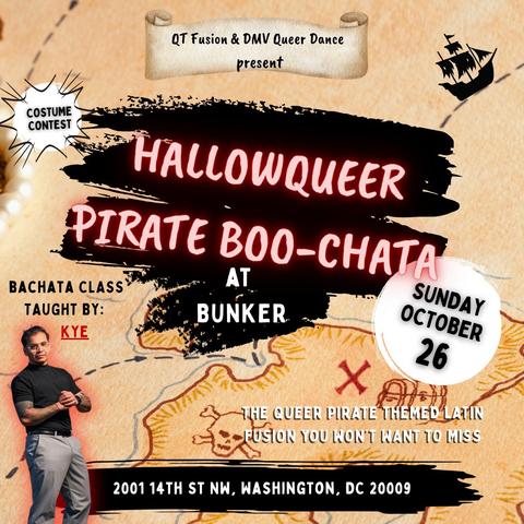 Hallowqueer Pirate Boo-chata flyer