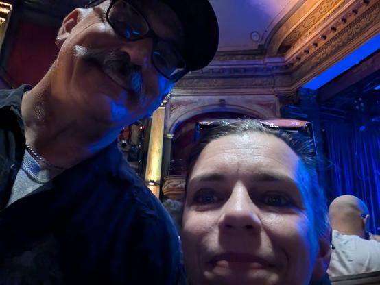 Me and Maj at the theatre