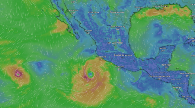 tormenta tropical Priscilla
