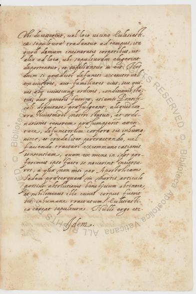 f.2r from Ott.lat.1761. A page of lovely slanting Italian cursive from the 16th C