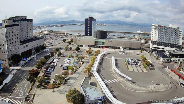 【Live-Japan】函館駅前ライブカメラ① #函館 #HAKODATE #函館湾 #JR函館駅
