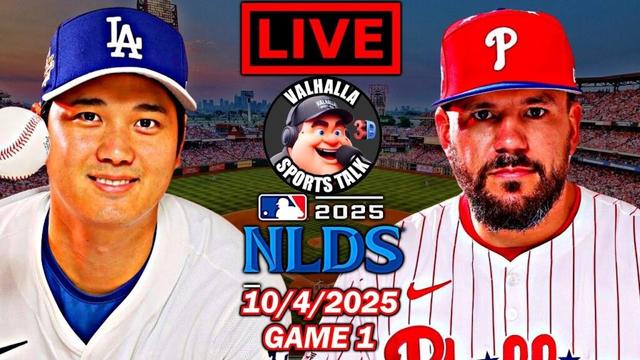 ロサンゼルスドジャースvsフィラデルフィアフィリーズ⚾MLB野球🟢MLBプレイバイ3Dでライブストリーム。
