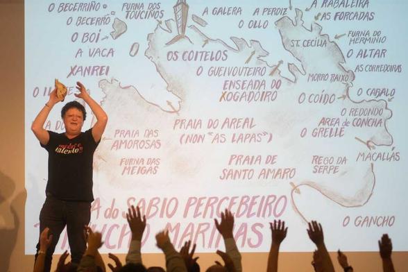 Xurxo Souto, este 4 de outubro en Pontevedra. (Foto: RAG)