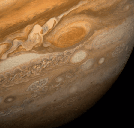 Jupiter's Colourful Clouds