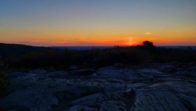 Dawn and sunrise this morning, Oct 5th, from Buck Hill!