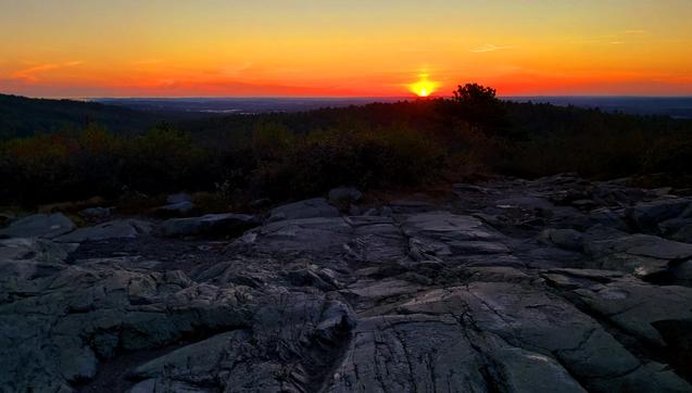 Dawn and sunrise this morning, Oct 5th, from Buck Hill!
