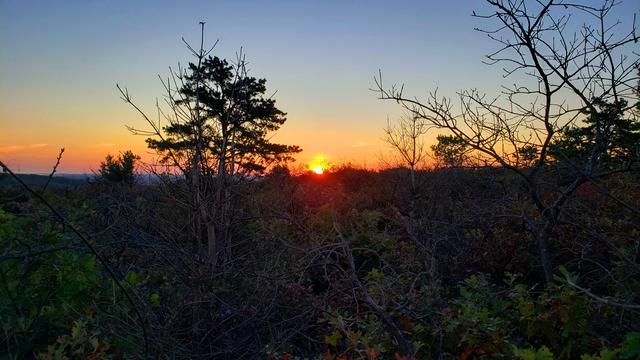 Dawn and sunrise this morning, Oct 5th, from Buck Hill!