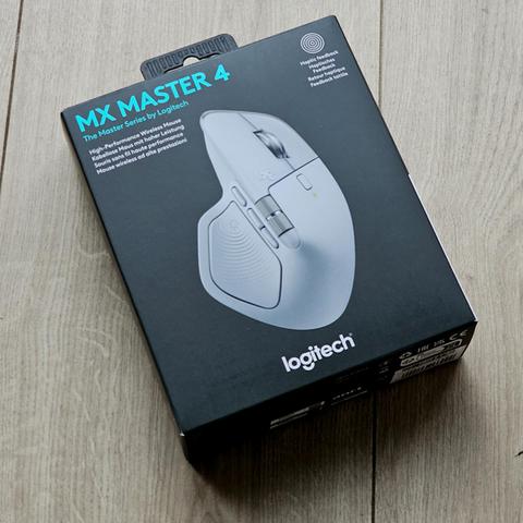 A Logitech MX Master 4 box.