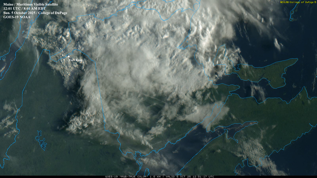 ME/Maritimes Visible Satellite