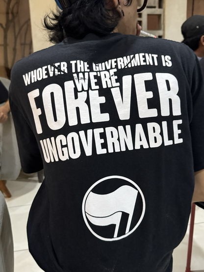 backside of the shirt