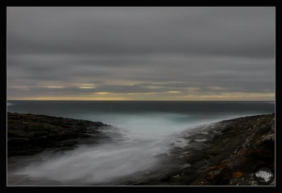 Stormy weather in long exposure.