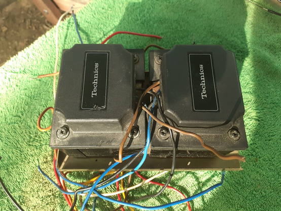 A picture from the ebay listing for the pair of replacement tranformers. I only really need one, but buying both was cheap enough, and it's unlikely that a single transformer would show up any time soon.