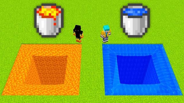 não escolha o buraco errado no minecraft