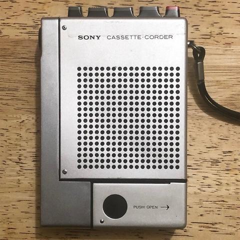 The SONY TC-55; Built in 1972 for recording sound on an ordinary data cassette. It’s a  predecessor to the Walkman released in 1979.

source https://walkmancentral.com/products/tc-55
      
             https://www.flickr.com/photos/bootload/albums/72157715494997771/