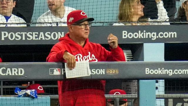 Cincinnati Reds' manager Terry Francona's surreal moment before Game 1