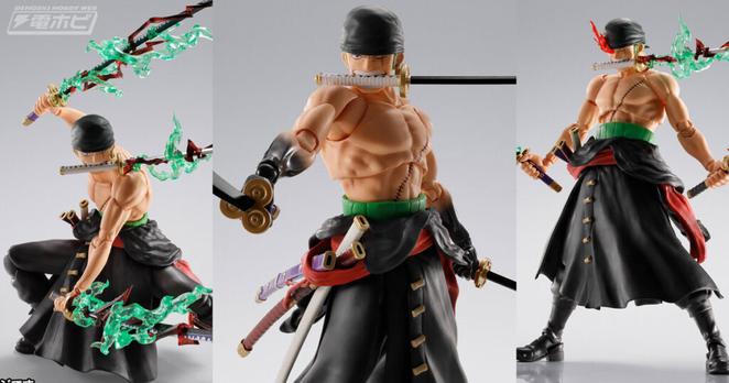 TVアニメ『ONE PIECE』より、鬼ヶ島最終決戦時のロロノア・ゾロがS.H.Figuartsでアクションフィギュア化！ | 電撃ホビーウェブ