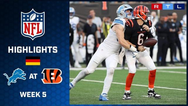 Detroit Lions at Cincinnati Bengals | 🇩🇪 NFL Highlights | RTL Sport
