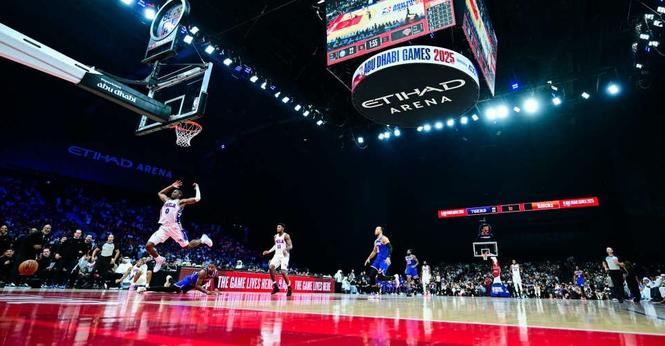 New York Knicks beat Philadelphia to sweep NBA Abu Dhabi 2025 - Dubai Eye 103.8