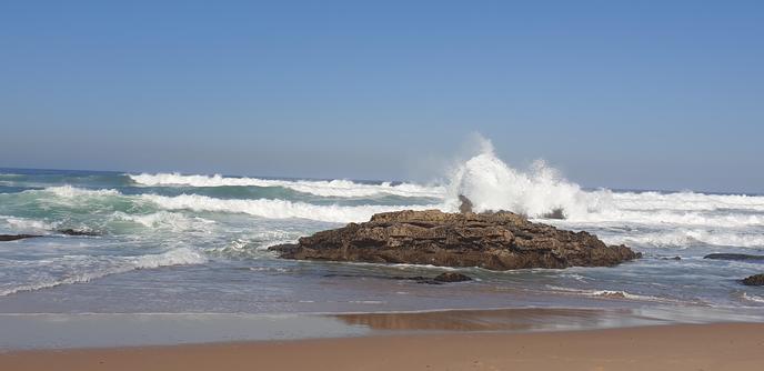 The waves are lovely today
